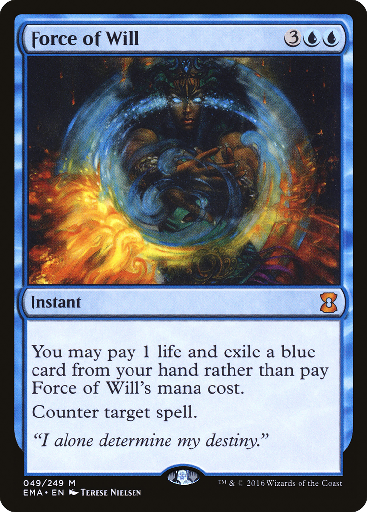Force of Will (049) Foil - Eternal Masters