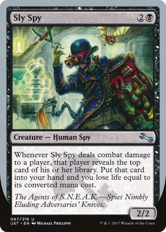 Sly Spy ("Spies Nimbly Eluding Adversaries' Knives") [Unstable] Foil