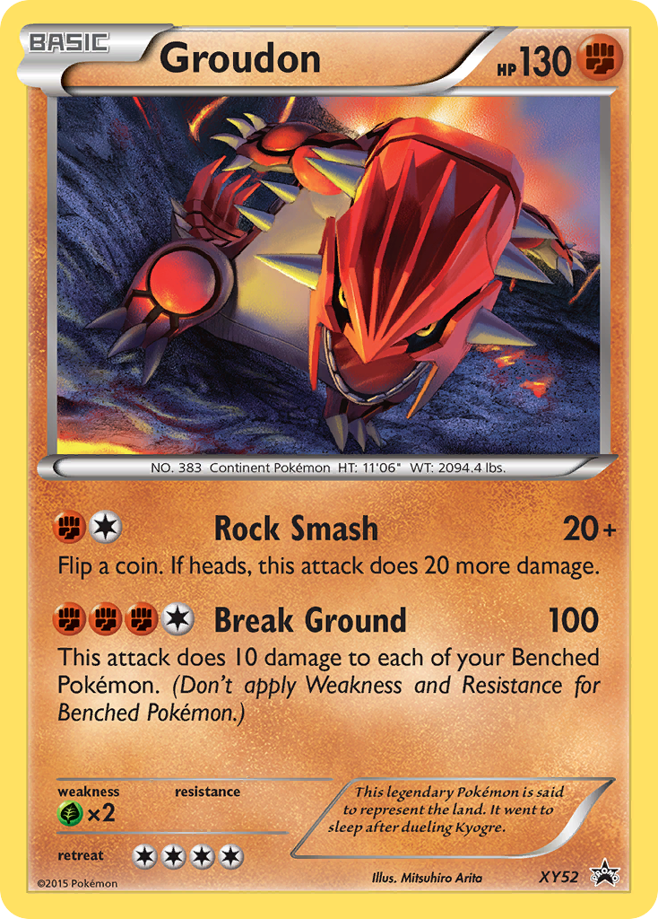 Groudon (XY52) [XY: Black Star Promos] | Silver Goblin