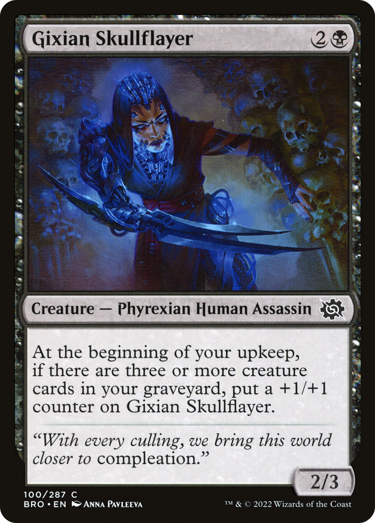 Gixian Skullflayer [The Brothers' War] Foil