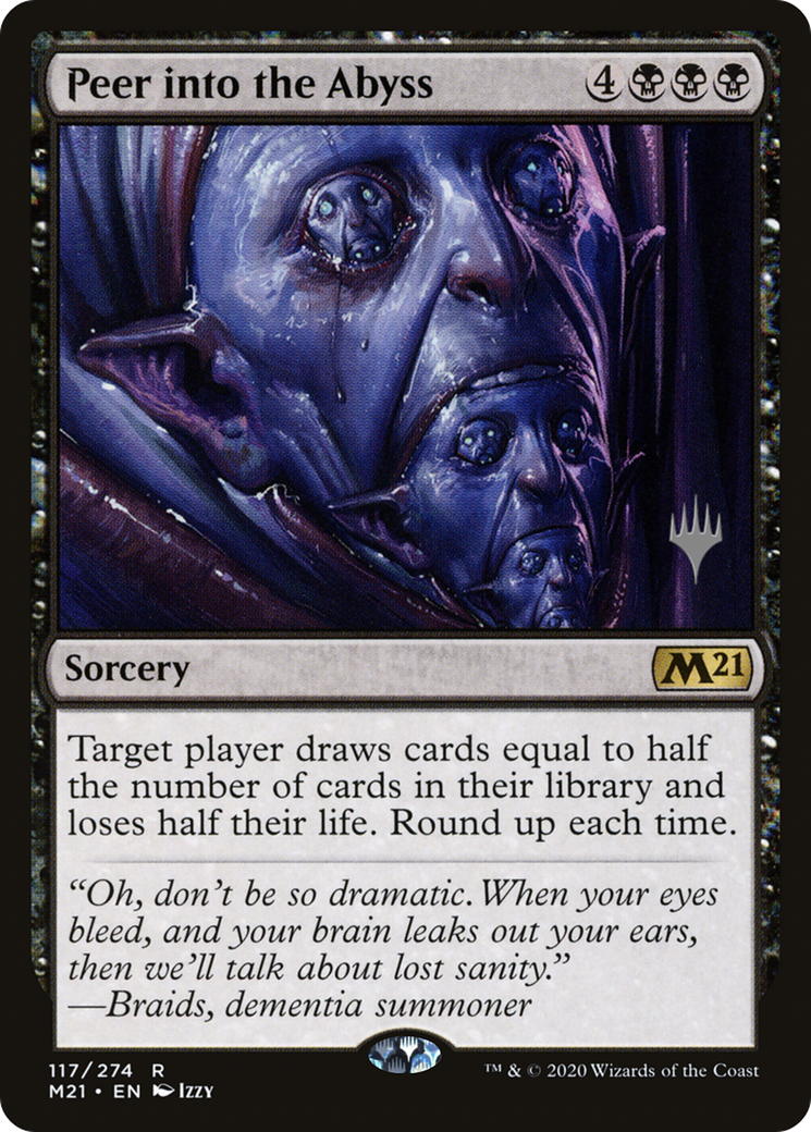Peer into the Abyss (Promo Pack) [Core Set 2021 Promos] Foil