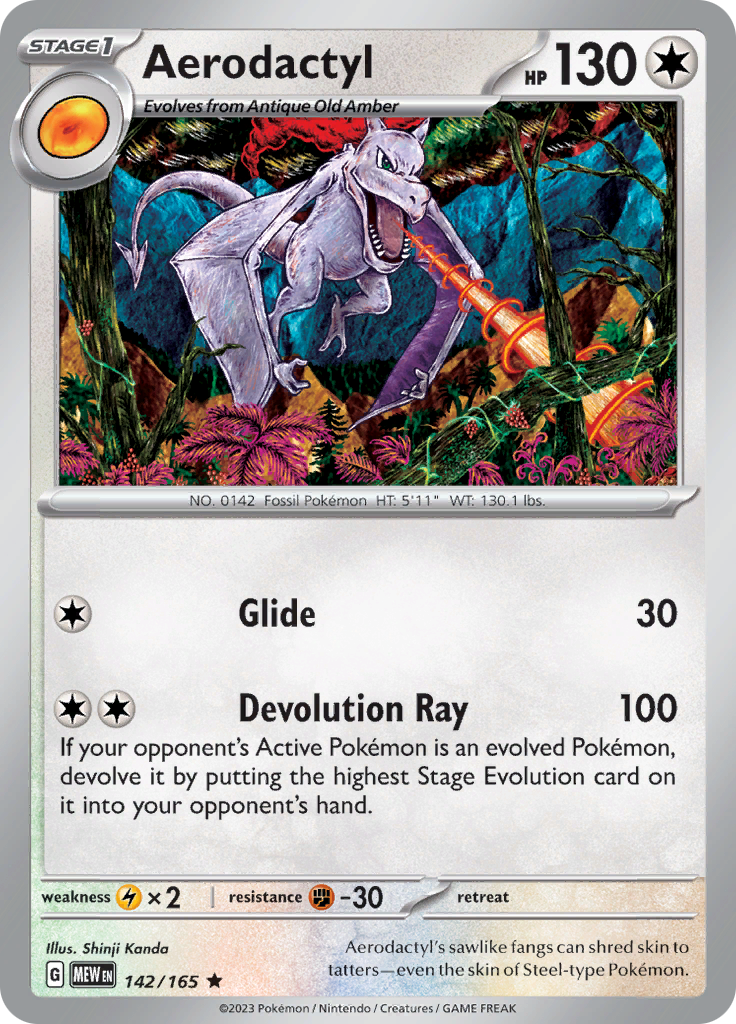 Aerodactyl (142/165) [Scarlet & Violet: 151] | Silver Goblin