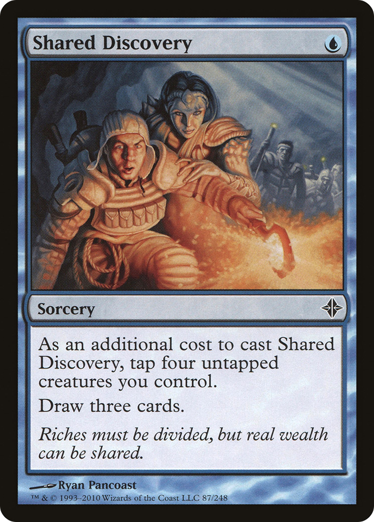 Shared Discovery (087) Foil - Rise of the Eldrazi