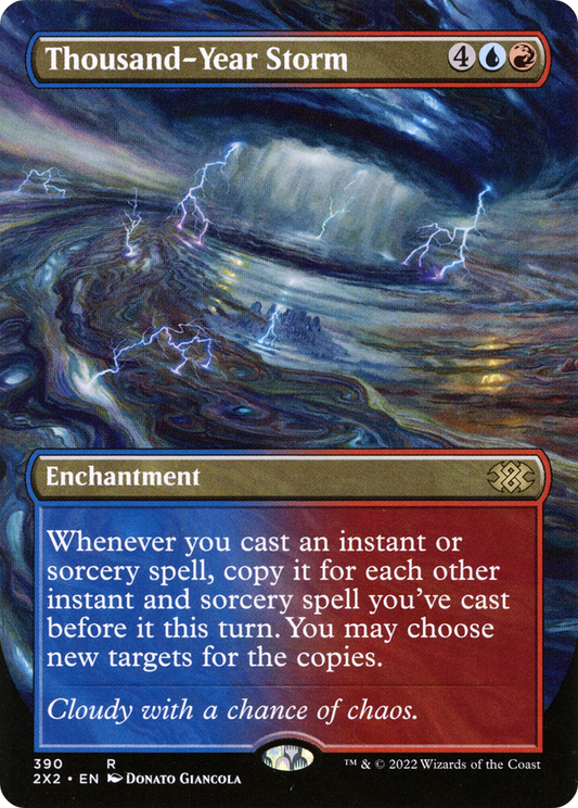 Thousand-Year Storm (Borderless Alternate Art) [Double Masters 2022]