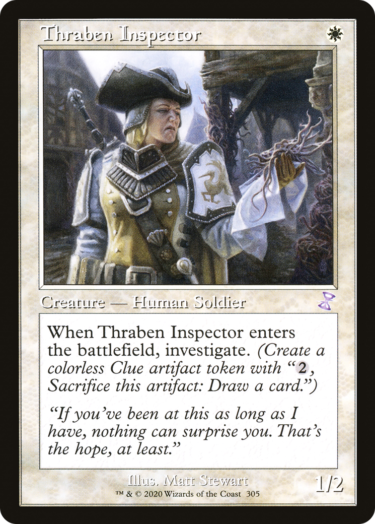 Thraben Inspector (Retro) (305) Foil - Time Spiral Remastered