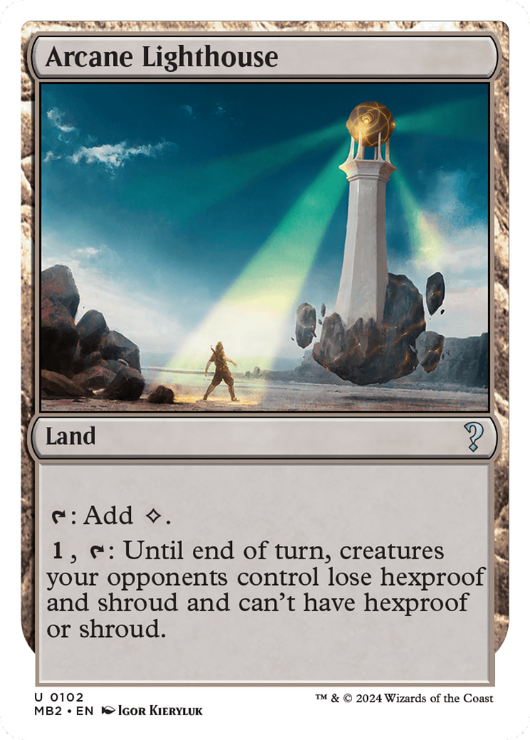 Arcane Lighthouse (White Border) [Mystery Booster 2] | Silver Goblin