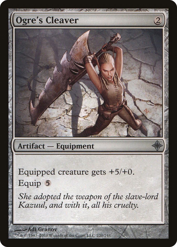 Ogre's Cleaver [Rise of the Eldrazi] Foil
