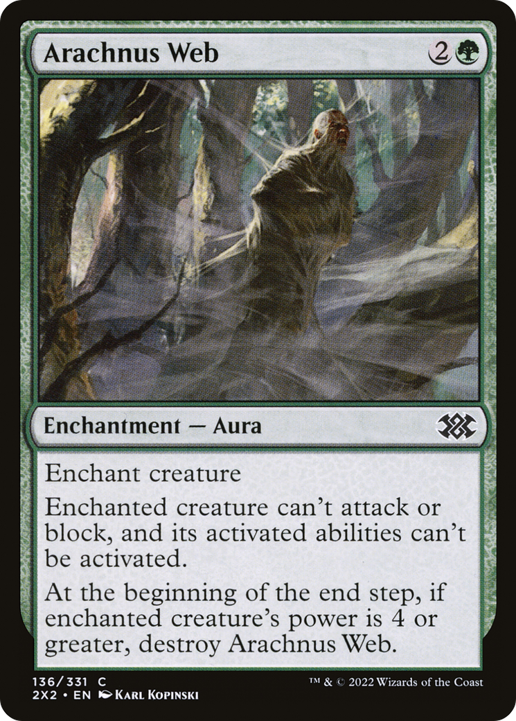 Arachnus Web [Double Masters 2022] Foil