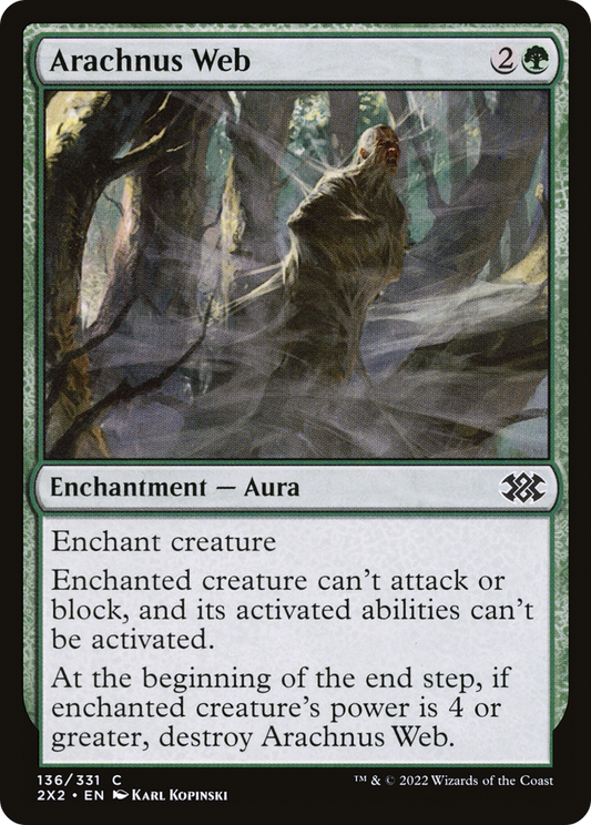 Arachnus Web [Double Masters 2022] Foil