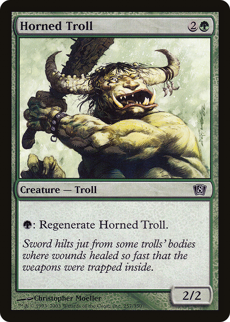 Horned Troll (257) - Eighth Edition