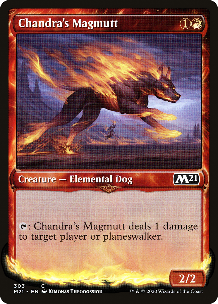 Chandra's Magmutt (Showcase) [Core Set 2021] | Silver Goblin