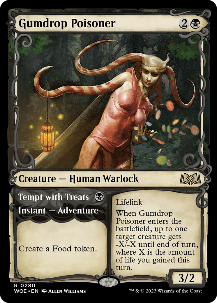 Gumdrop Poisoner // Tempt with Treats (Showcase) (280) Foil - Wilds of Eldraine