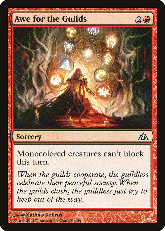 Awe for the Guilds [Dragon's Maze] Foil