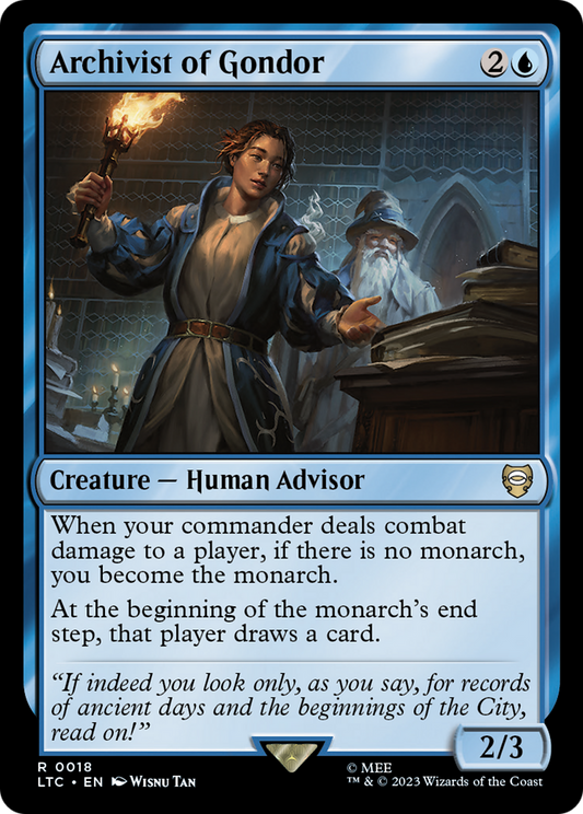 Archivist of Gondor [The Lord of the Rings: Tales of Middle-Earth Commander] Foil