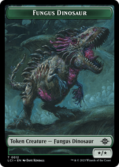 Fungus Dinosaur // Spirit Double-Sided Token [The Lost Caverns of Ixalan Tokens] | Silver Goblin