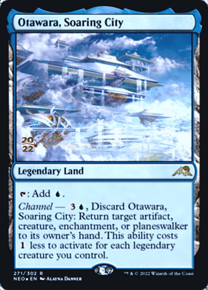 Otawara, Soaring City [Kamigawa: Neon Dynasty Prerelease Promos] | Silver Goblin