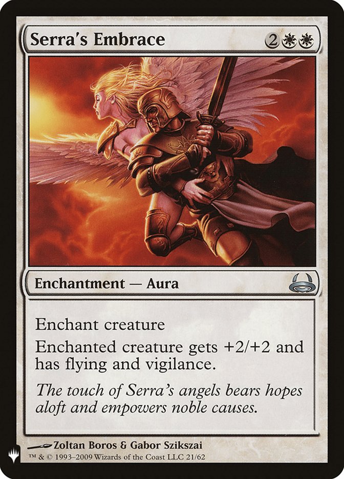 Serra's Embrace [Mystery Booster] | Silver Goblin