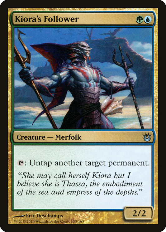 Kiora's Follower [Born of the Gods] Foil