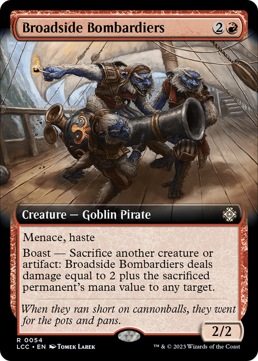 Broadside Bombardiers (Extended Art) [The Lost Caverns of Ixalan Commander] Foil