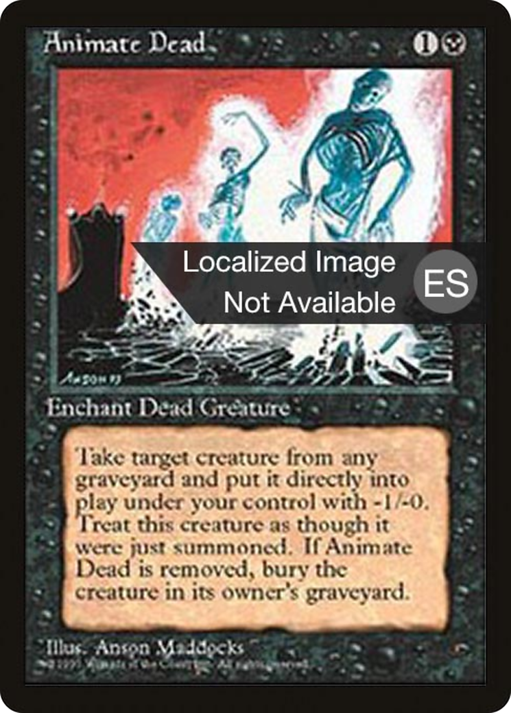 Animate Dead [Fourth Edition (Foreign Black Border)] | Silver Goblin