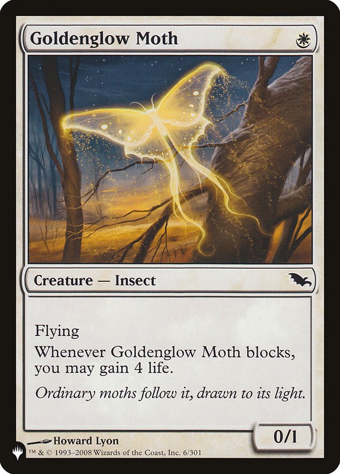 Goldenglow Moth [The List] | Silver Goblin