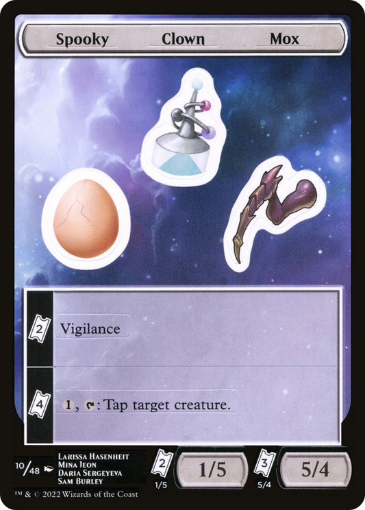 Spooky Clown Mox [Unfinity Stickers]