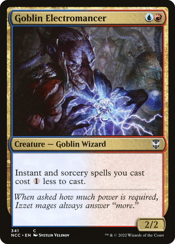 Goblin Electromancer [Streets of New Capenna Commander] | Silver Goblin