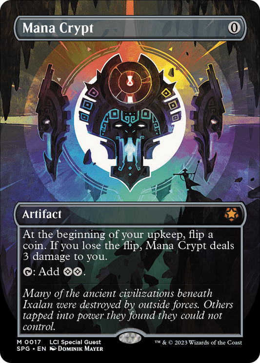 Mana Crypt (Borderless) [The Lost Caverns of Ixalan Special Guests] Foil