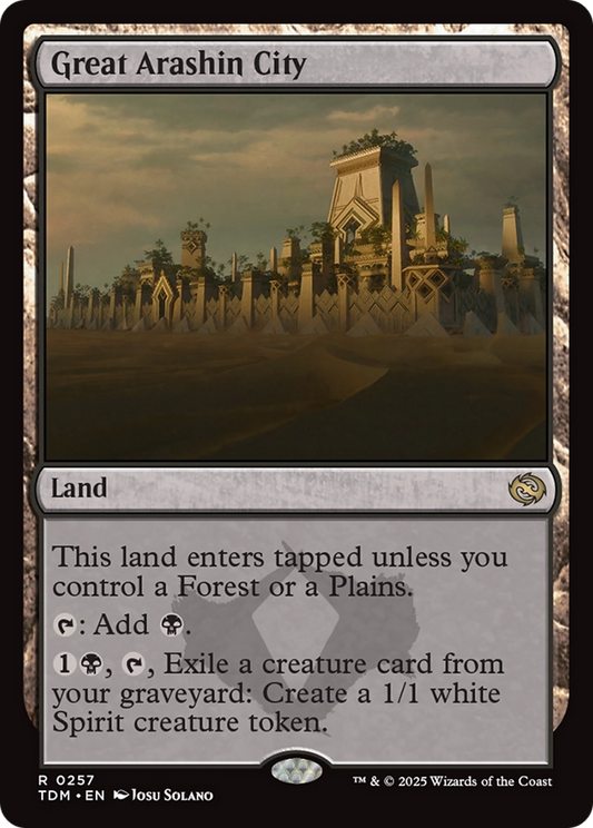Great Arashin City (257) Foil - Tarkir: Dragonstorm