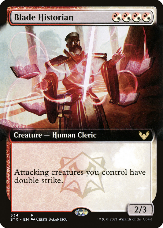 Blade Historian (Extended Art) [Strixhaven: School of Mages] Foil