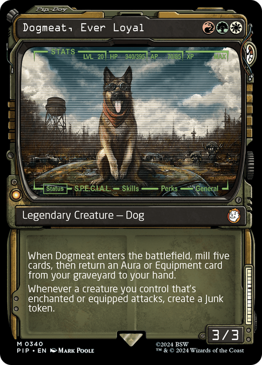 Dogmeat, Ever Loyal (Showcase) [Fallout] Foil
