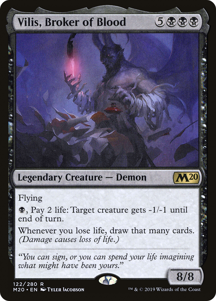 Vilis, Broker of Blood [Core Set 2020] Foil