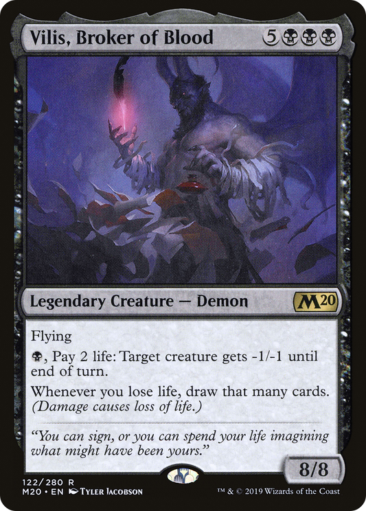 Vilis, Broker of Blood [Core Set 2020] Foil