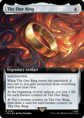 The One Ring (Extended Art) (Surge Foil) [The Lord of the Rings: Tales of Middle-Earth] | Silver Goblin