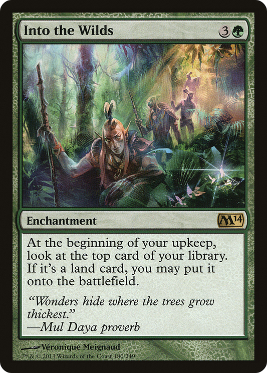 Into the Wilds [Magic 2014] Foil