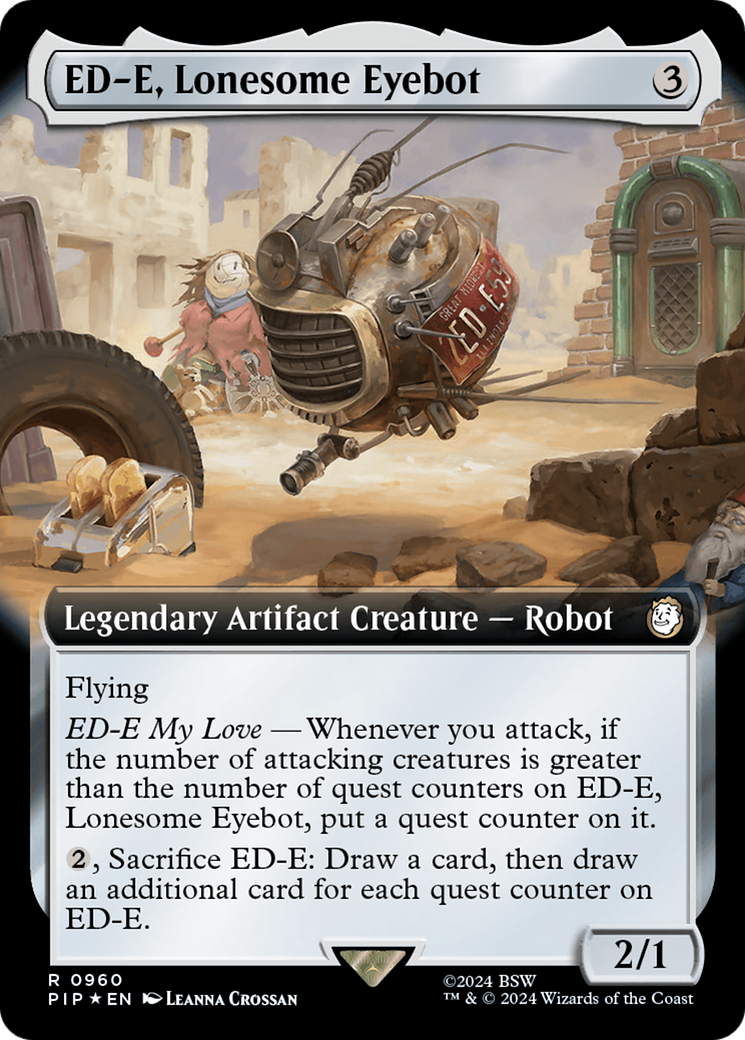 ED-E, Lonesome Eyebot (Extended Art) (960) Surge Foil - Fallout