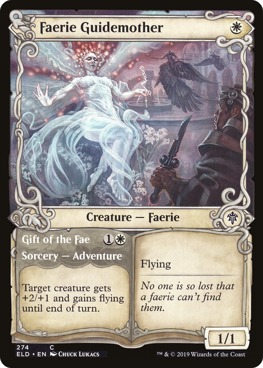 Faerie Guidemother // Gift of the Fae (Showcase) [Throne of Eldraine] Foil