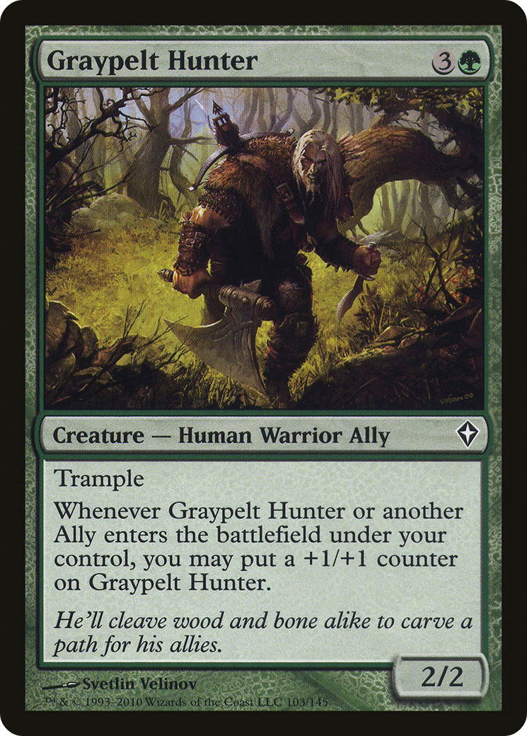Graypelt Hunter [Worldwake] Foil