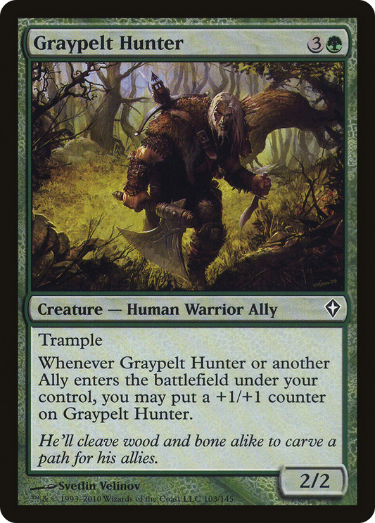Graypelt Hunter [Worldwake] Foil