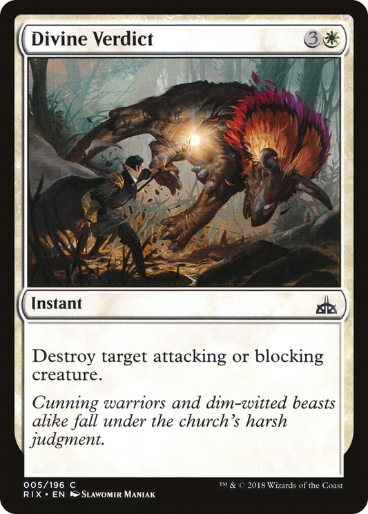 Divine Verdict [Rivals of Ixalan] Foil