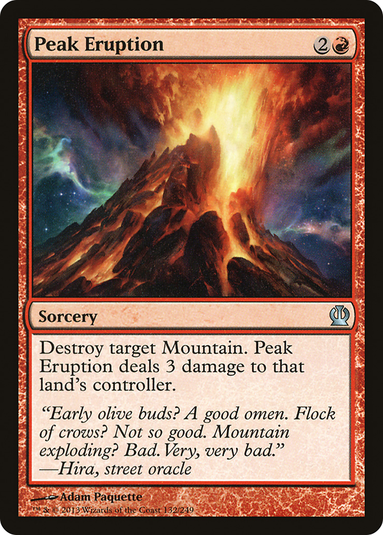 Peak Eruption [Theros] | Silver Goblin