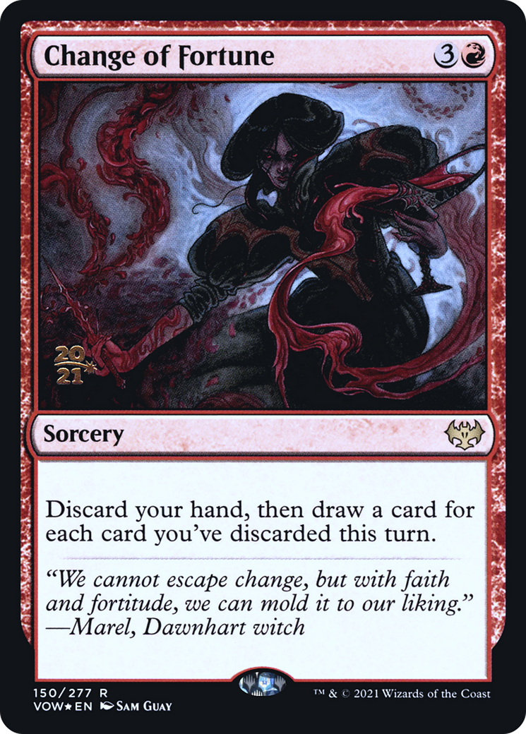 Change of Fortune [Innistrad: Crimson Vow Prerelease Promos]