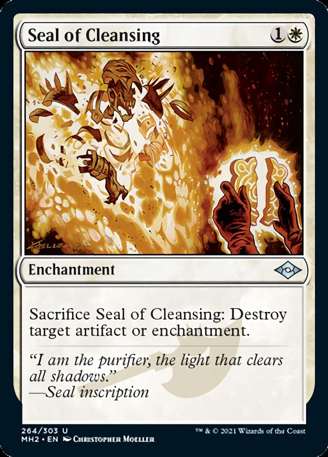Seal of Cleansing (Foil Etched) [Modern Horizons 2] | Silver Goblin