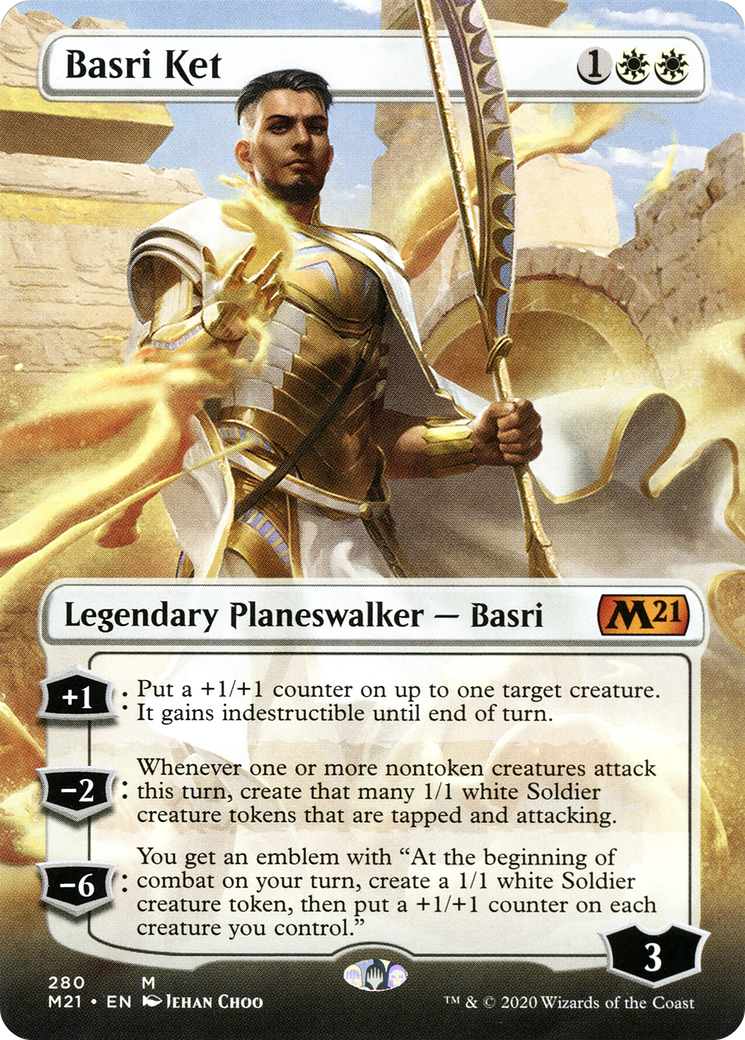 Basri Ket (Borderless) [Core Set 2021] Foil