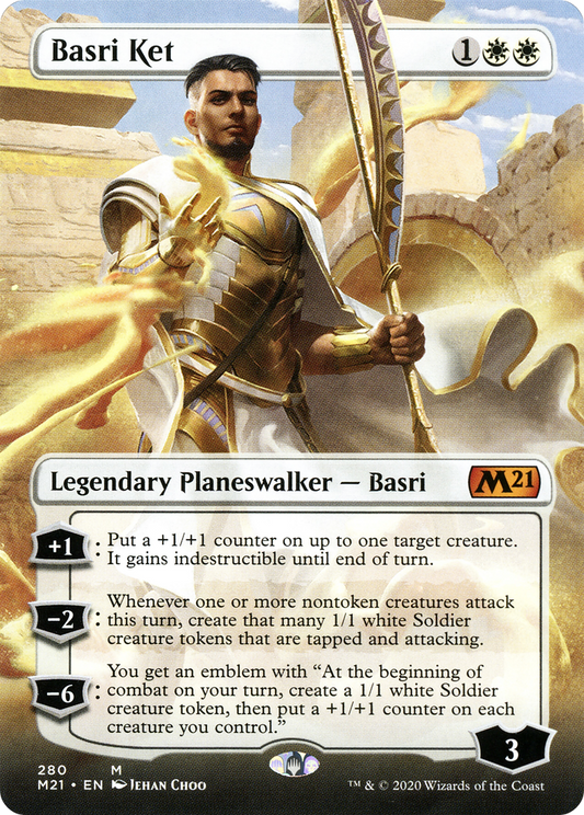 Basri Ket (Borderless) [Core Set 2021] Foil