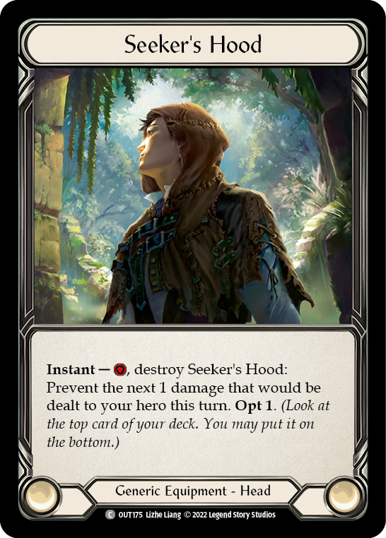 Seeker's Hood [OUT175] (Outsiders)  Rainbow Foil | Silver Goblin