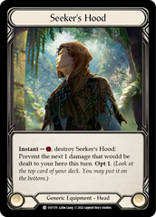 Seeker's Hood [OUT175] (Outsiders)  Cold Foil | Silver Goblin