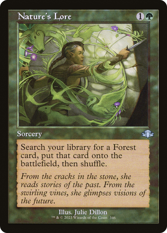 Nature's Lore (Retro) [Dominaria Remastered] Foil