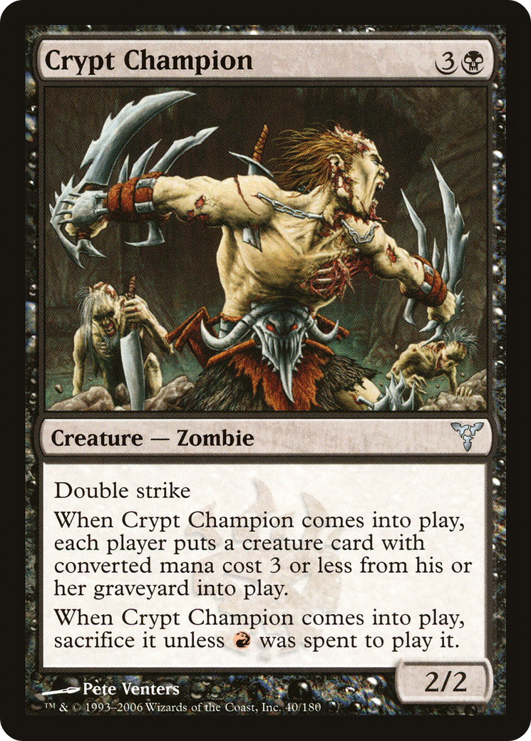 Crypt Champion [Dissension] Foil