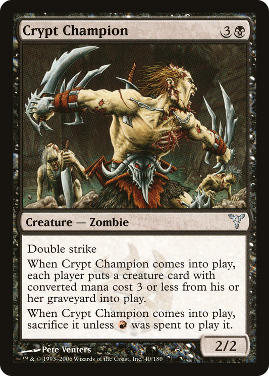 Crypt Champion [Dissension] Foil